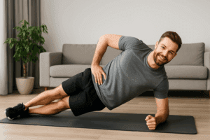 Best exercises for love handles like side planks can strengthen core muscles and naturally reduce waist fat