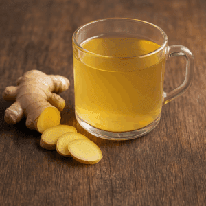 Warm ginger tea is one of the most effective natural remedies for bloating